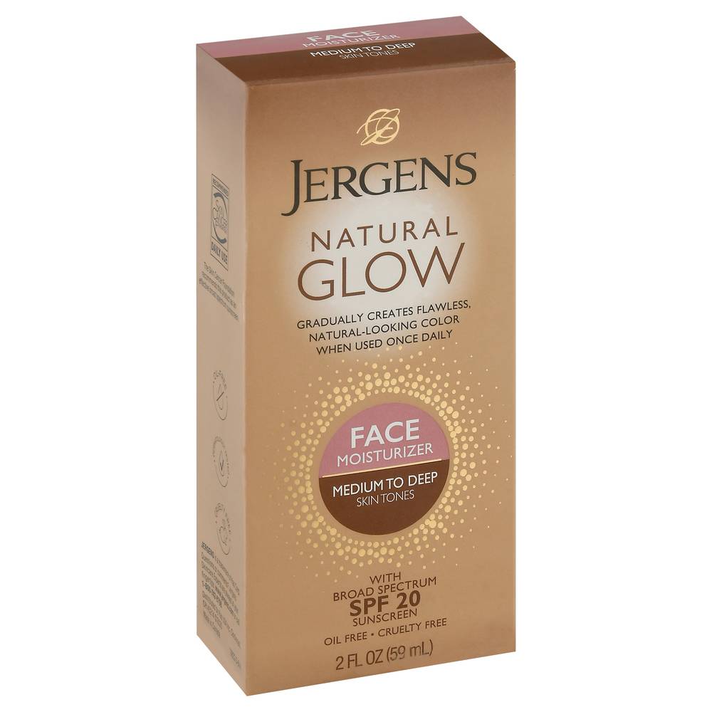 Jergens Natural Glow Face Self Tanner Lotion Spf 20 (2 fl oz)