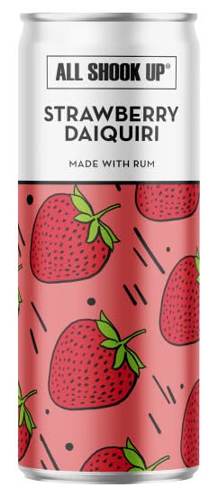 All Shook Up Strawberry, Daiquiri Cocktail (250ml)