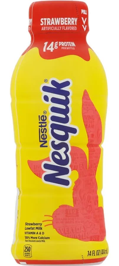 Nesquik Low Fat Strawberry Milk
