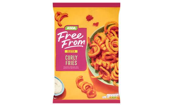 Asda Free From Curly Fries 750g