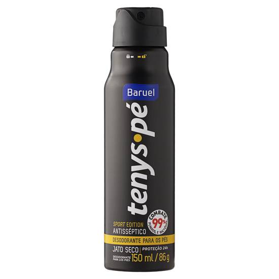 Baruel desodorante para os pés aerosol sport edition tenys pé (150 mL)