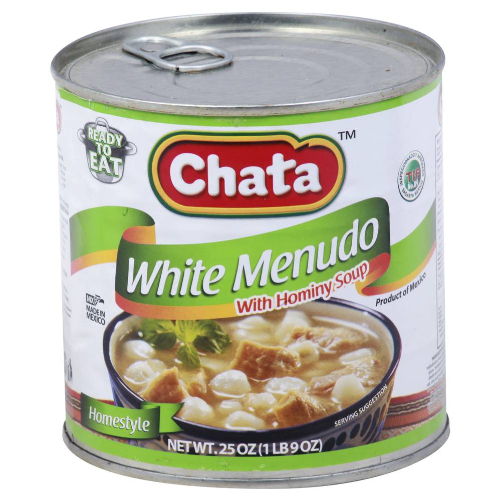 Chata Homestyle White Menudo With Hominy Soup (1.56 lbs)