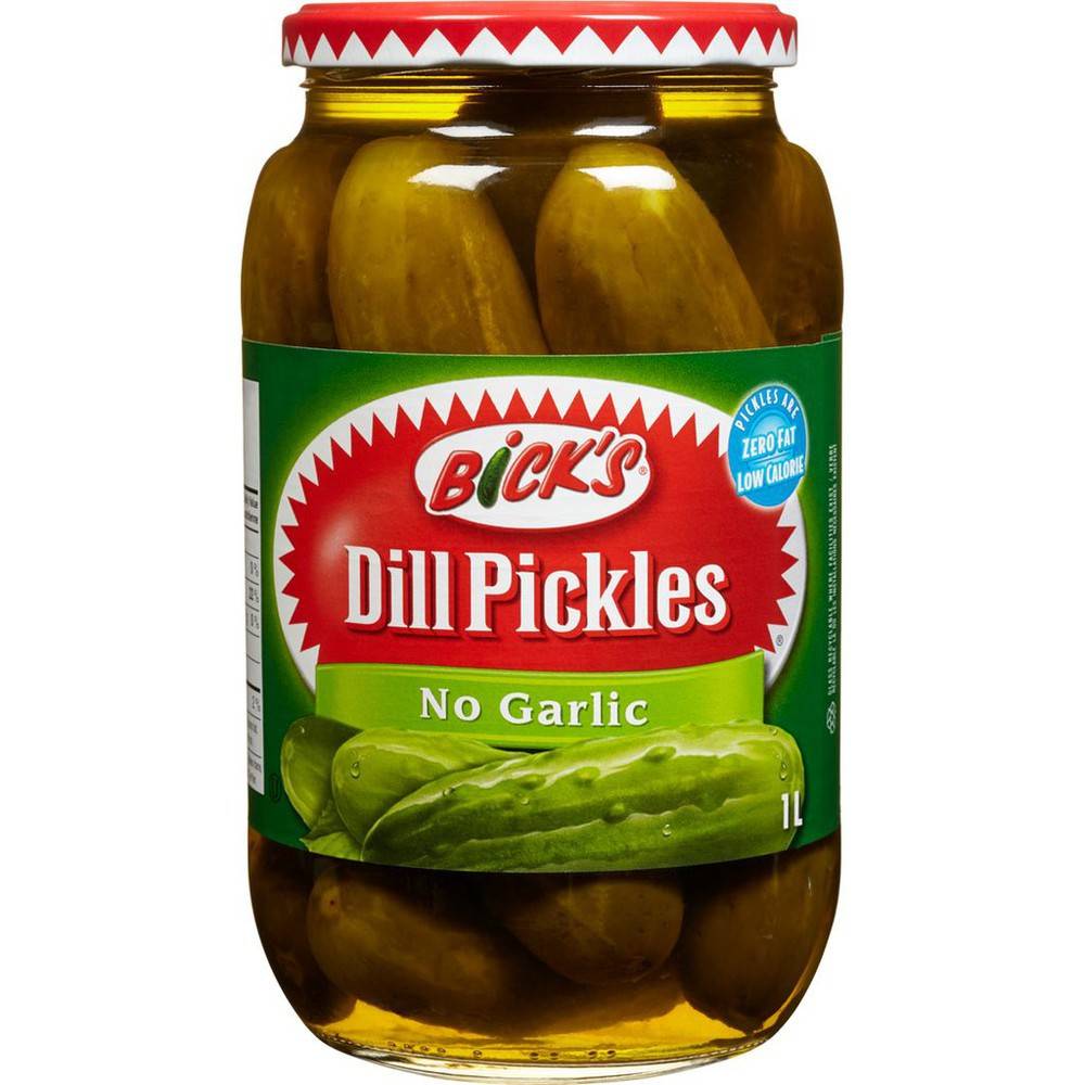 Bick's No Garlic Dill Pickles (1 kg)