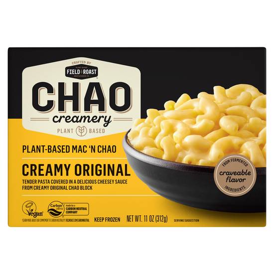 Field Roast Vegan Plant-Based Dairy Free Creamy Mac 'N Chao