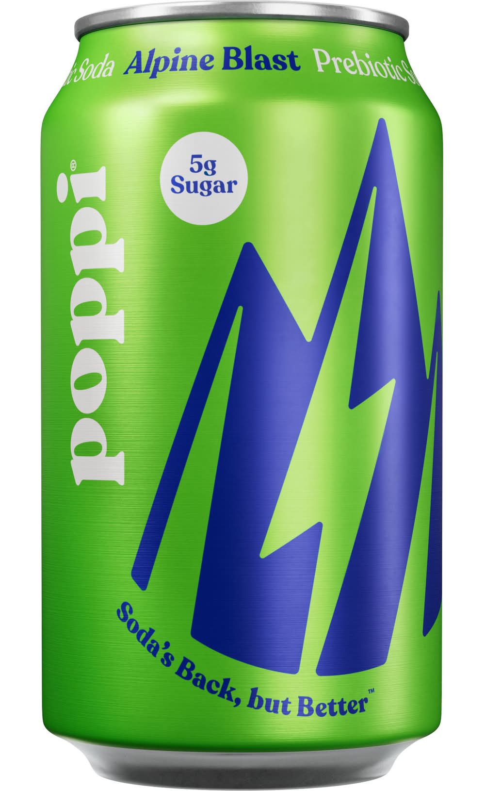 poppi Prebiotic Soda, Alpine Blast (12 fl oz)