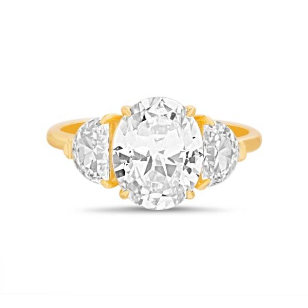 NES SS ENGAGEMENT RING GLD 8