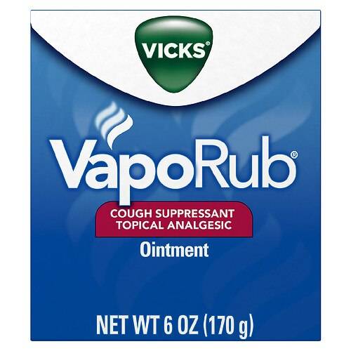 Vicks VapoRub Original Cough Suppressant Topical Analgesic Original - 6.0 oz