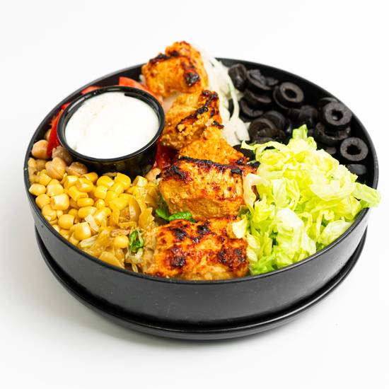 Chicken Kabob Salad Bowl