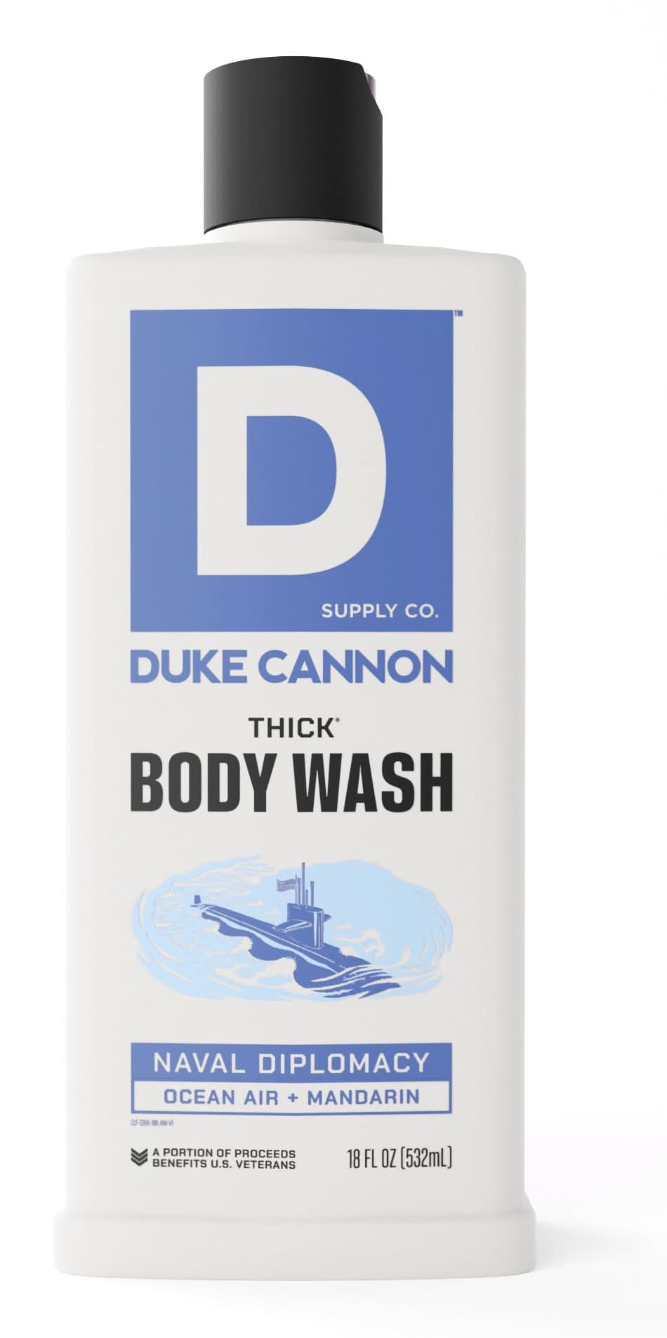 Duke Cannon Supply Co. THICK Body Wash - Naval Diplomacy 18oz