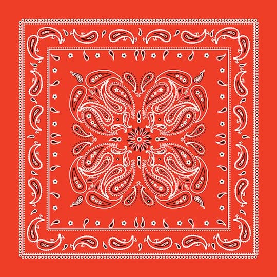 Make Market Paisley Bandana, Orange