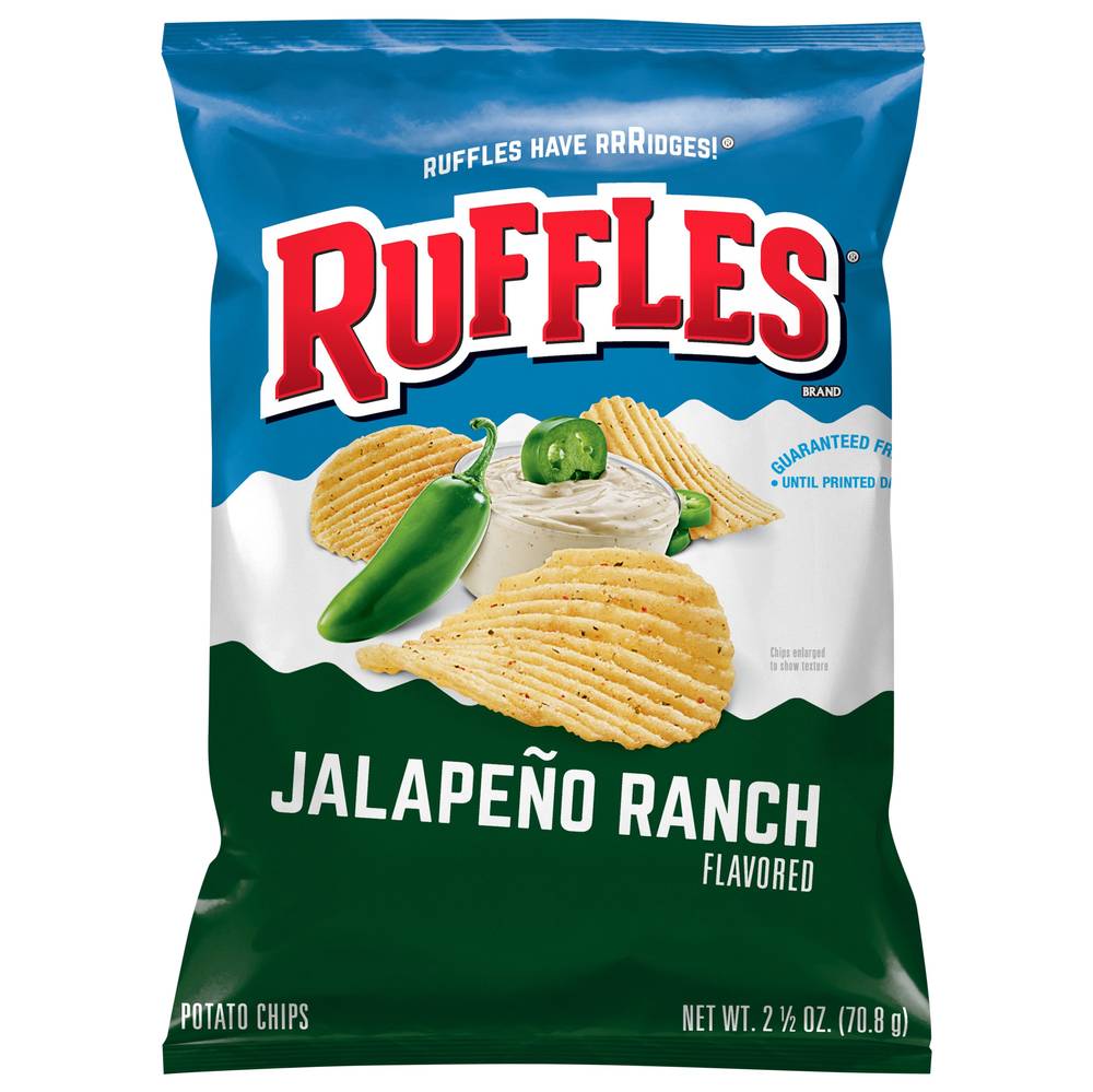 Ruffles Potato Chips, Jalapeno Ranch (2.5 oz)