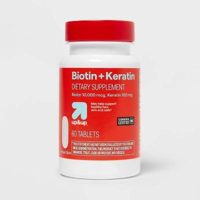 up&up Biotin Plus Keratin Capsules (60 ct)