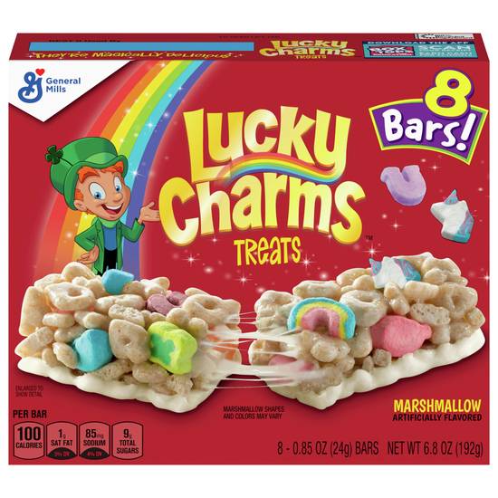 Lucky Charms Marshmallow Treats Bars (8 ct)