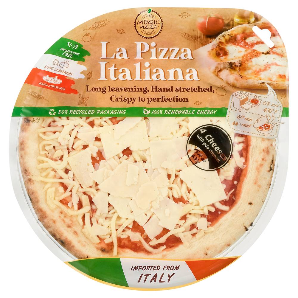 Megic Pizza Italiana 4 Cheeses La Pizza (15.16 oz)