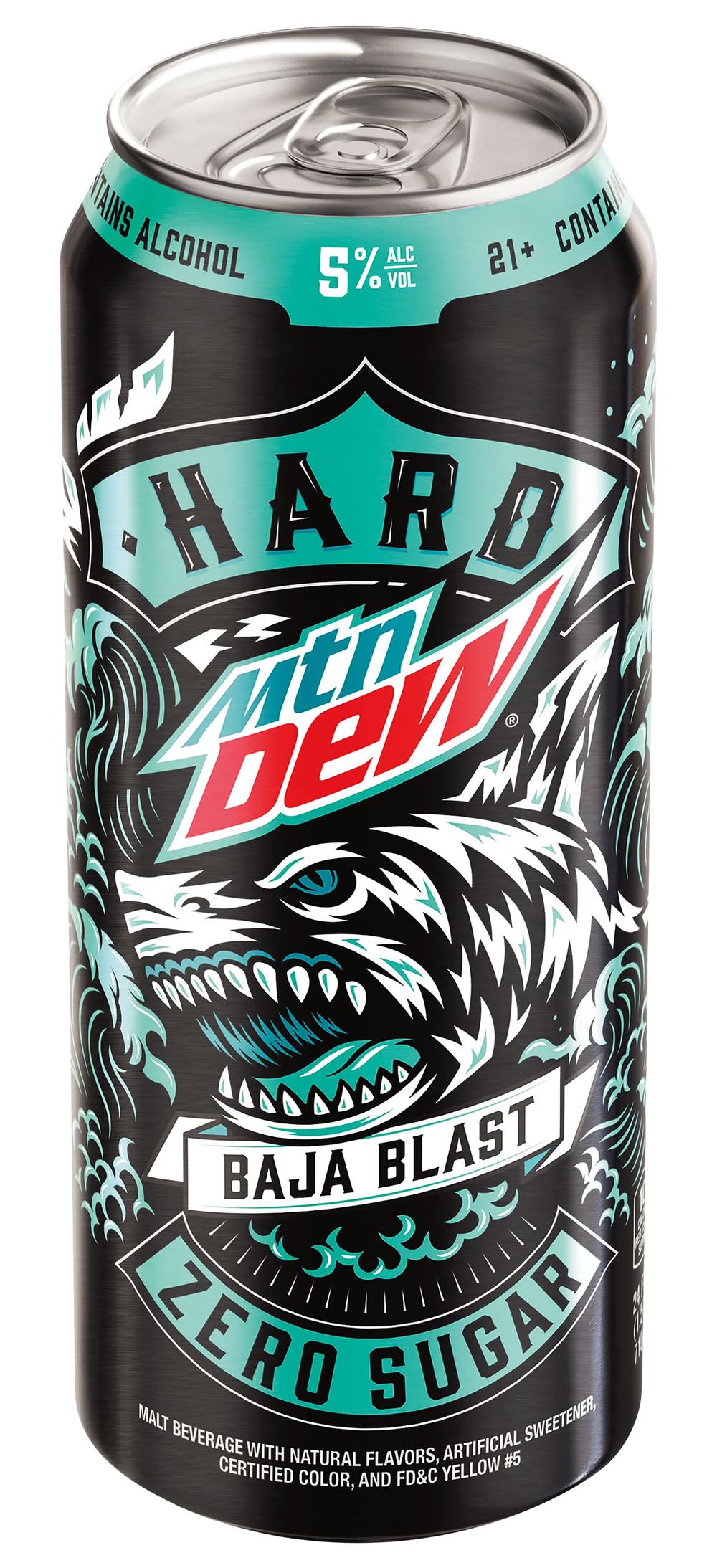 Mountain Dew Zero Sugar Hard Seltzer, Baja Blast (24 fl oz)