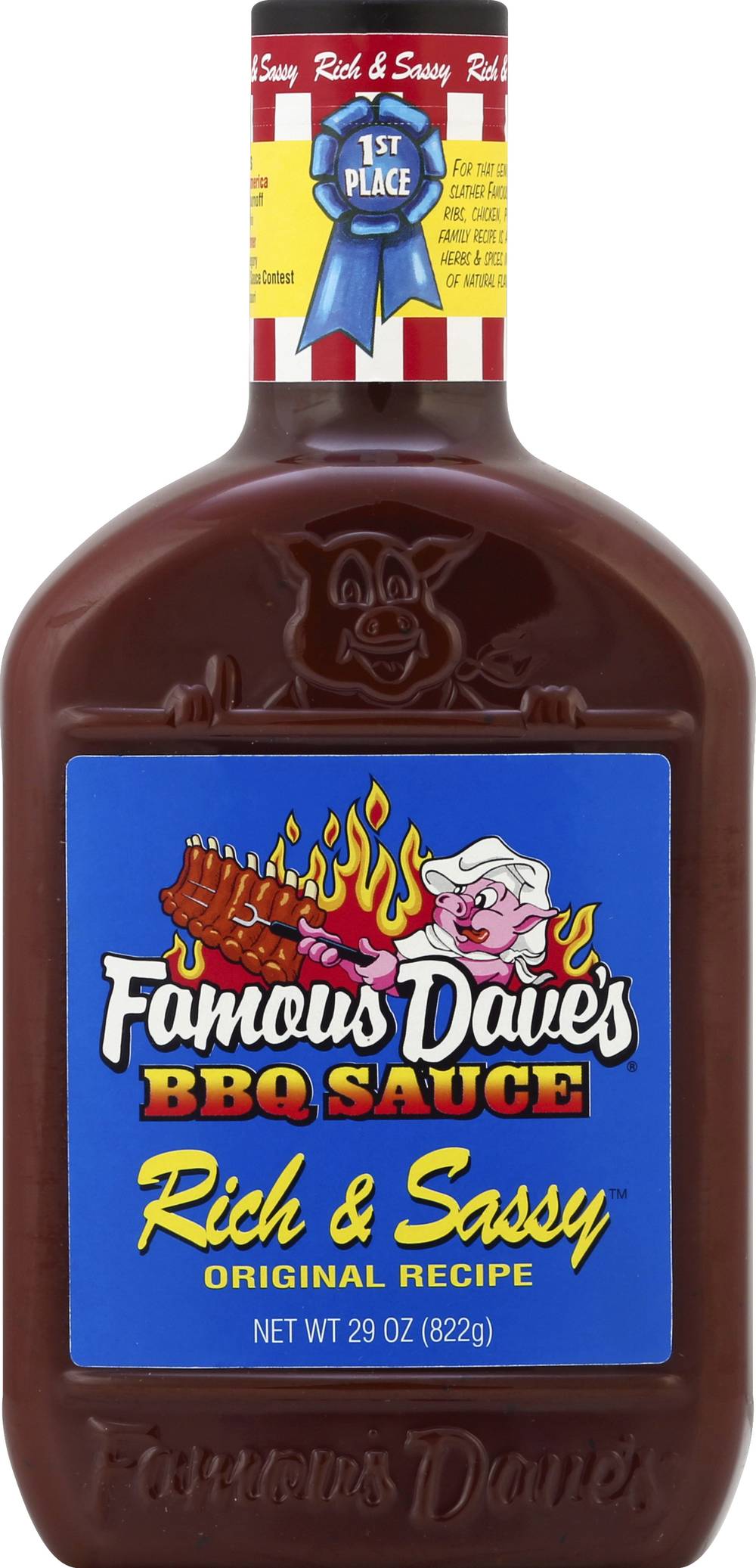 Famous Dave's Mild Rich & Sassy Bbq Sauce (1.81 lbs)