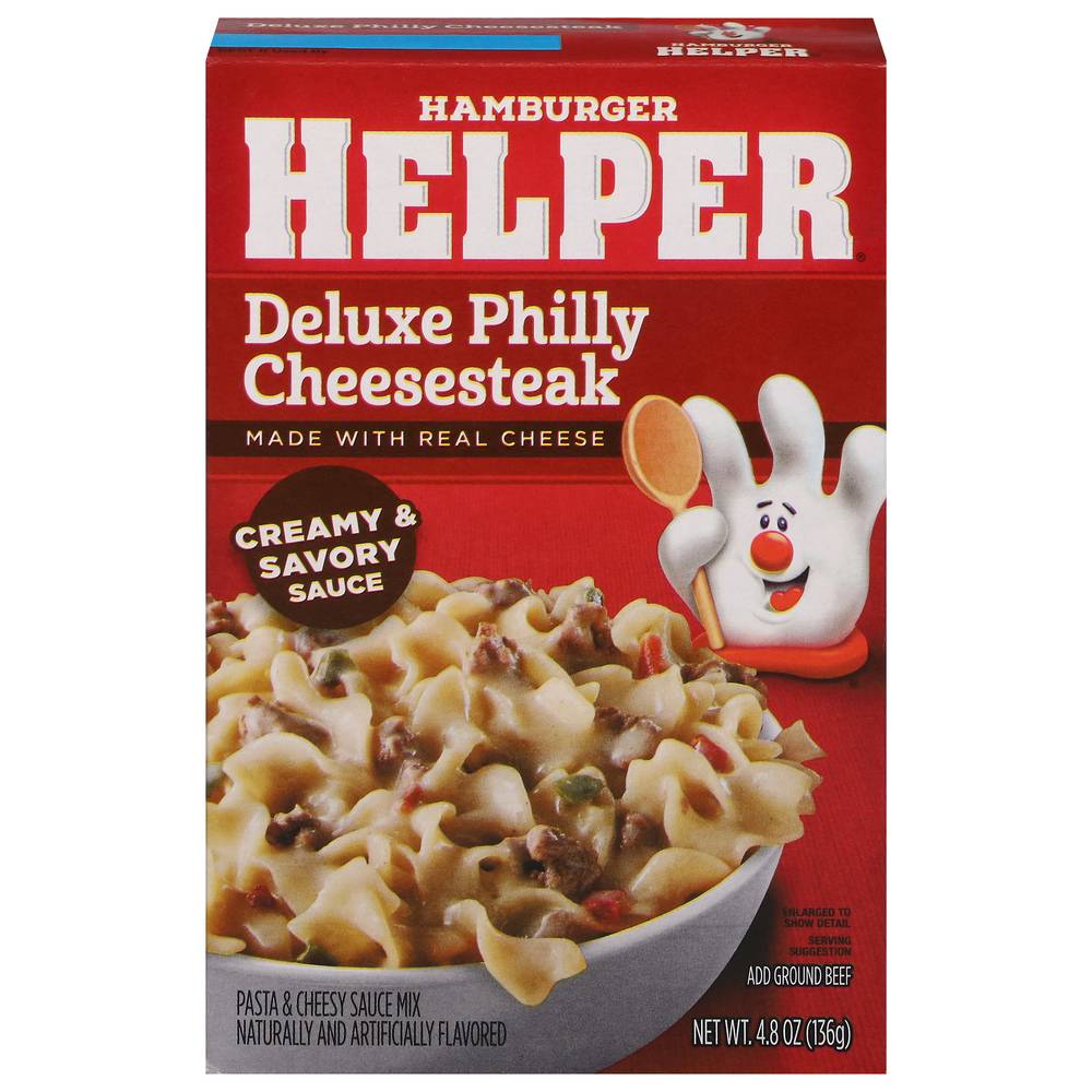 Hamburger Helper Deluxe Philly Cheesesteak Pasta Sauce Mix (4.8 oz)