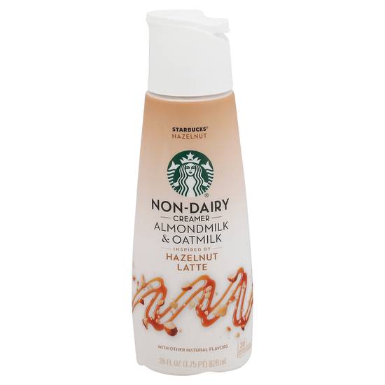Starbucks Non Dairy Almondmilk & Oatmilk Hazelnut Latte Creamer
