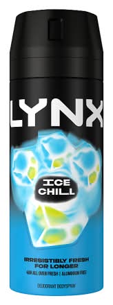 Lynx Mint-Lemon, Ice Chill Body Spray Deodorant (150ml)