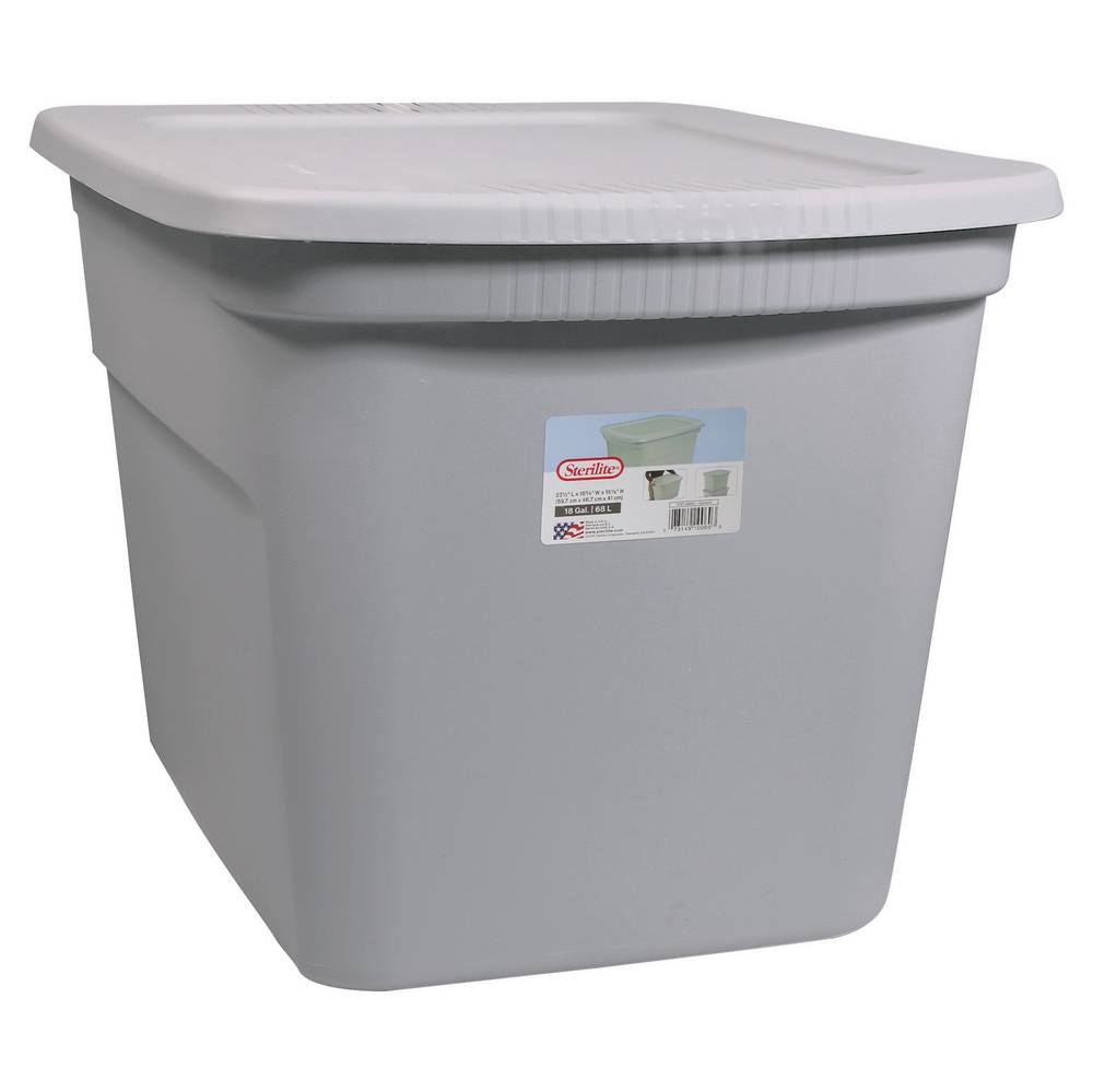 Sterilite 18 Gallon Cement Tote