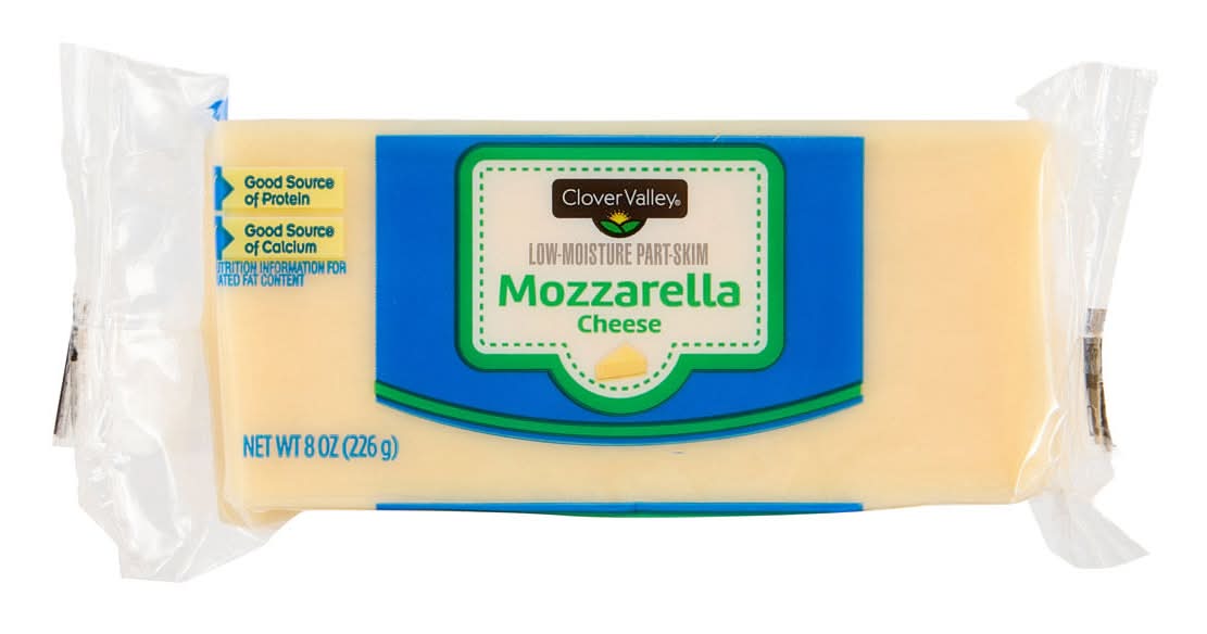 Clover Valley Mozzarella Cheese Block (8 oz)