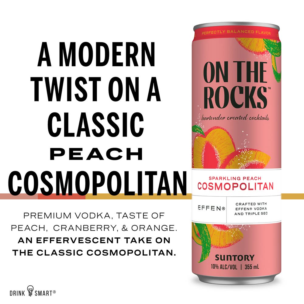 On The Rocks Suntory Cosmopolitan Ready To Drink Cocktail Delivery