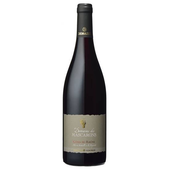 Domaine des Mascarons - Vin rouge côtes du Rhône AOP domestique (750 ml)