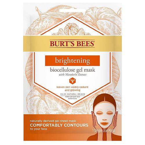 Burt's Bees Brightening Biocellulose Gel Mask - 1.0 ea