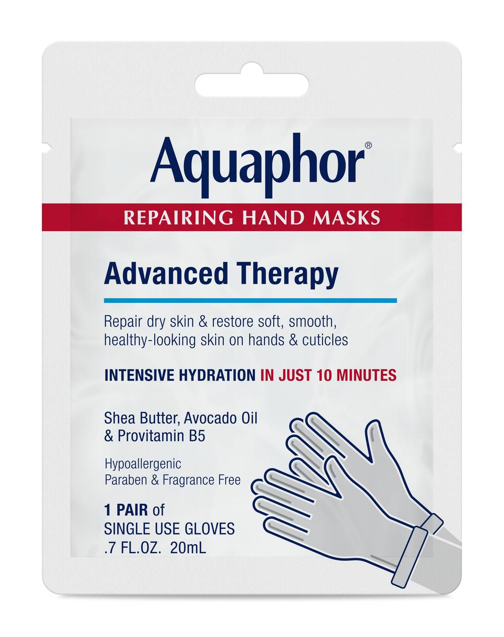 Aquaphor Repairing Hand Masks (7 fl oz)
