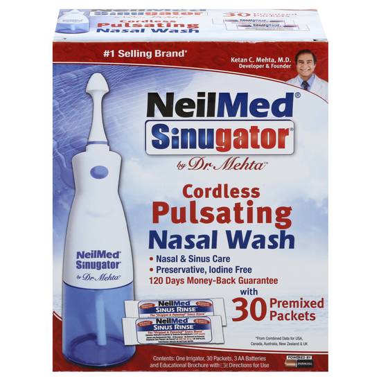 Neilmed Sinugator Cordless Pulsating Nasal Wash