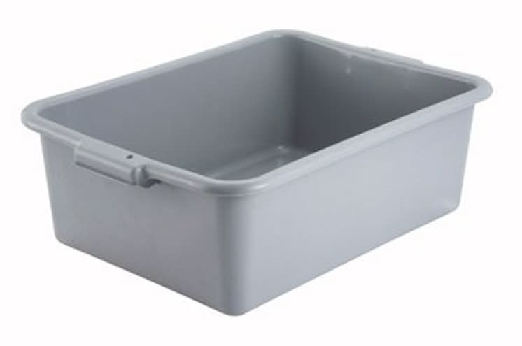 Winco Dish Bus Box, Gray