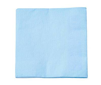 Paper Beverage Napkins, Pastel Blue (24 ct)