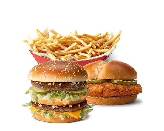 Big Mac® and Crispy Chicken with Basket of Fries Bundle