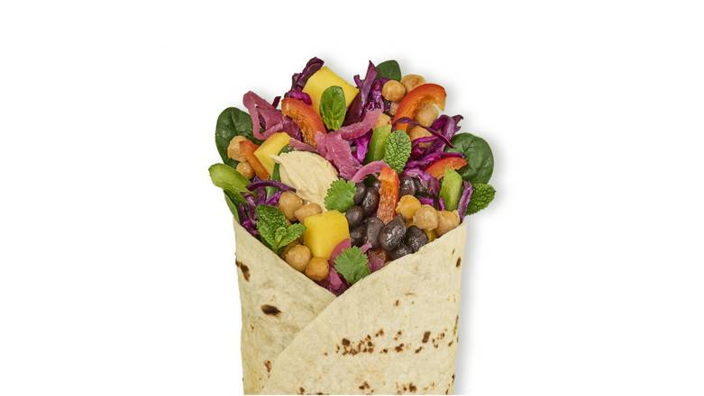 Wrap Hummus Mango