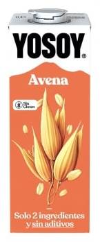 Bebida de avena YoSoy sin gluten brik 1 l.