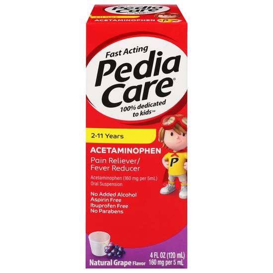 Pediacare Children's 2-11 Years Acetaminophen (grape)