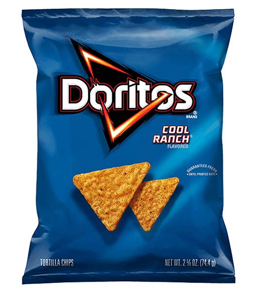 Doritos Cool Ranch Flavored Tortilla Chips 2.625oz