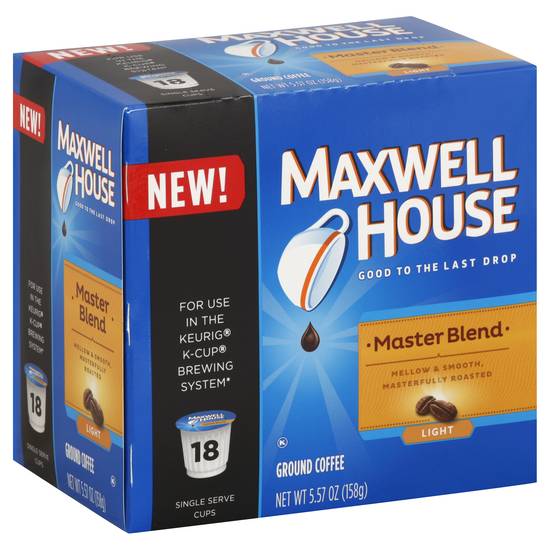 Maxwell house master shop blend k cups