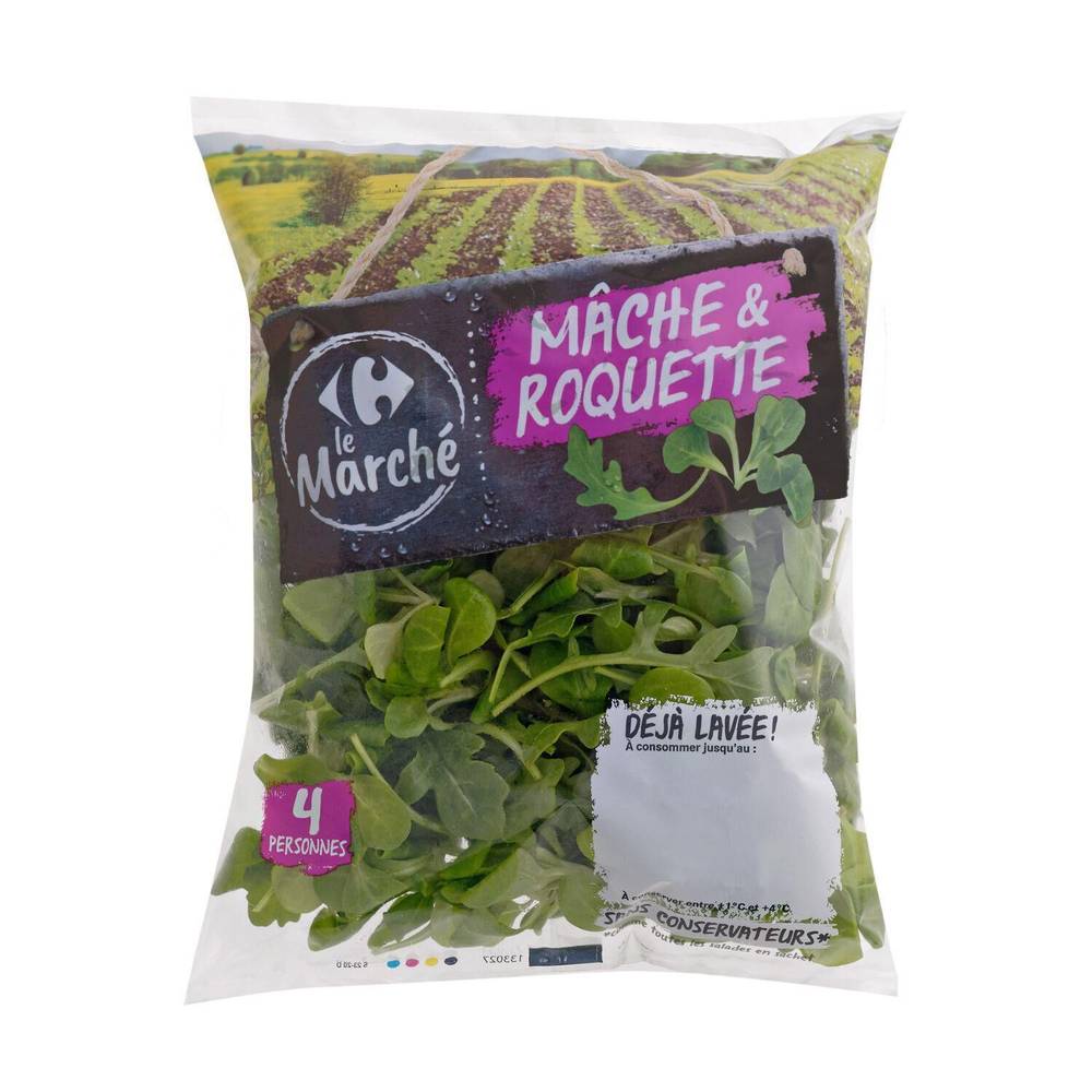 Carrefour - Salade mâche roquette