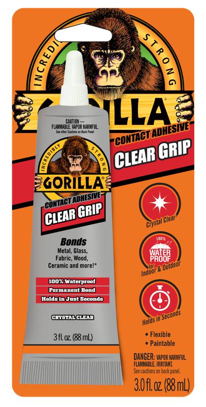 Gorilla Clear Grip Tube, 3 OZ