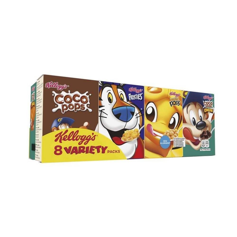Kellogg's - Assortiment de minis boîtes de céréales (8)
