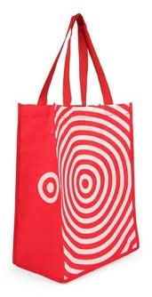 Bullseye Tote Bag, Red
