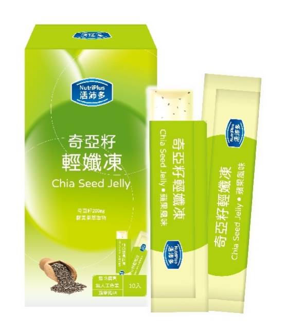 活沛多 奇亞籽輕纖凍10包入(蘋果風味)