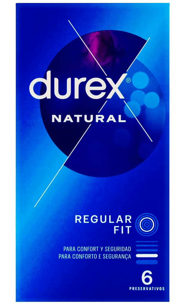 Durex - Preservativo nutural classic, 6 unidades