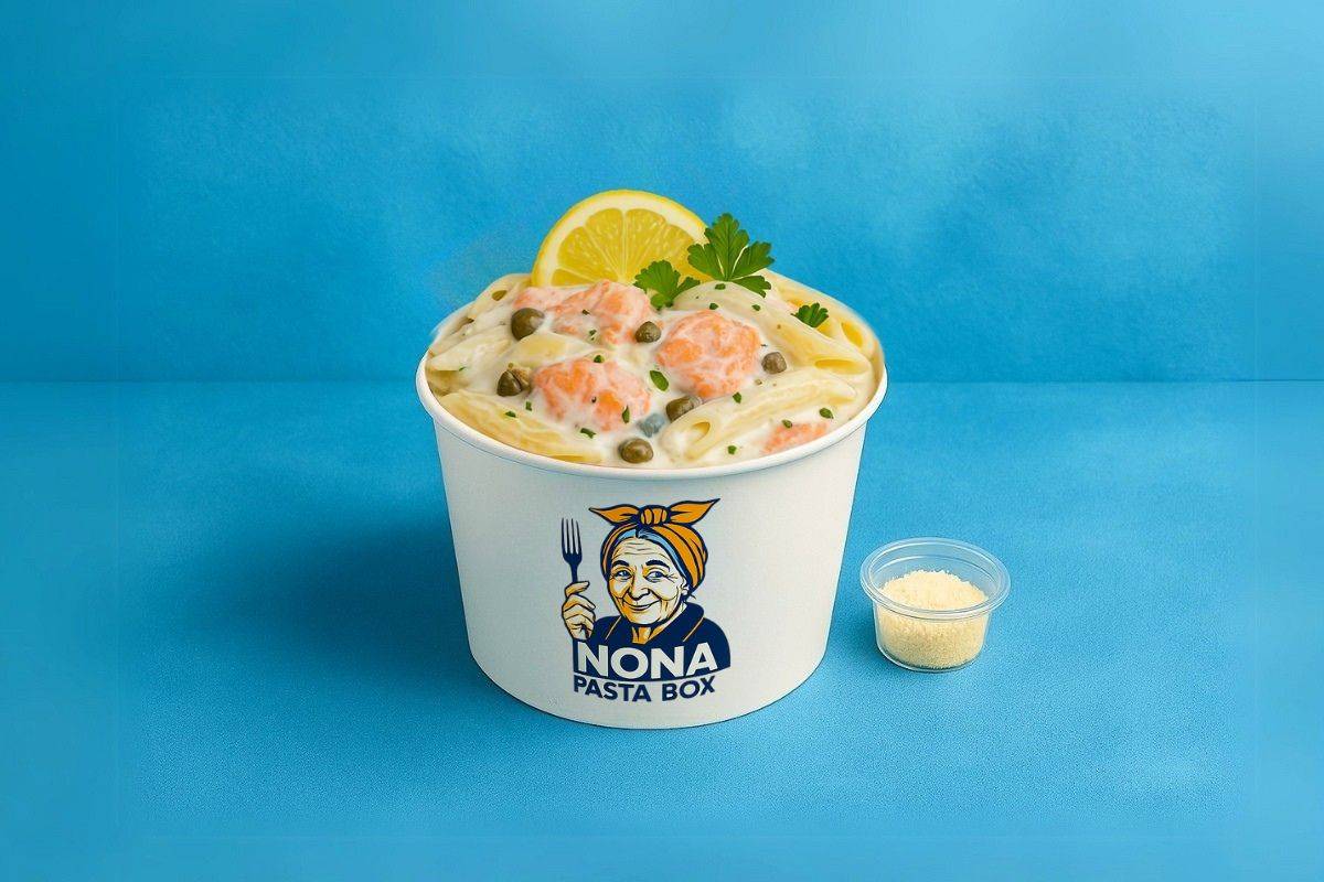 🐟 NONA SALMONE PASTA – Frais, doux et raffiné.