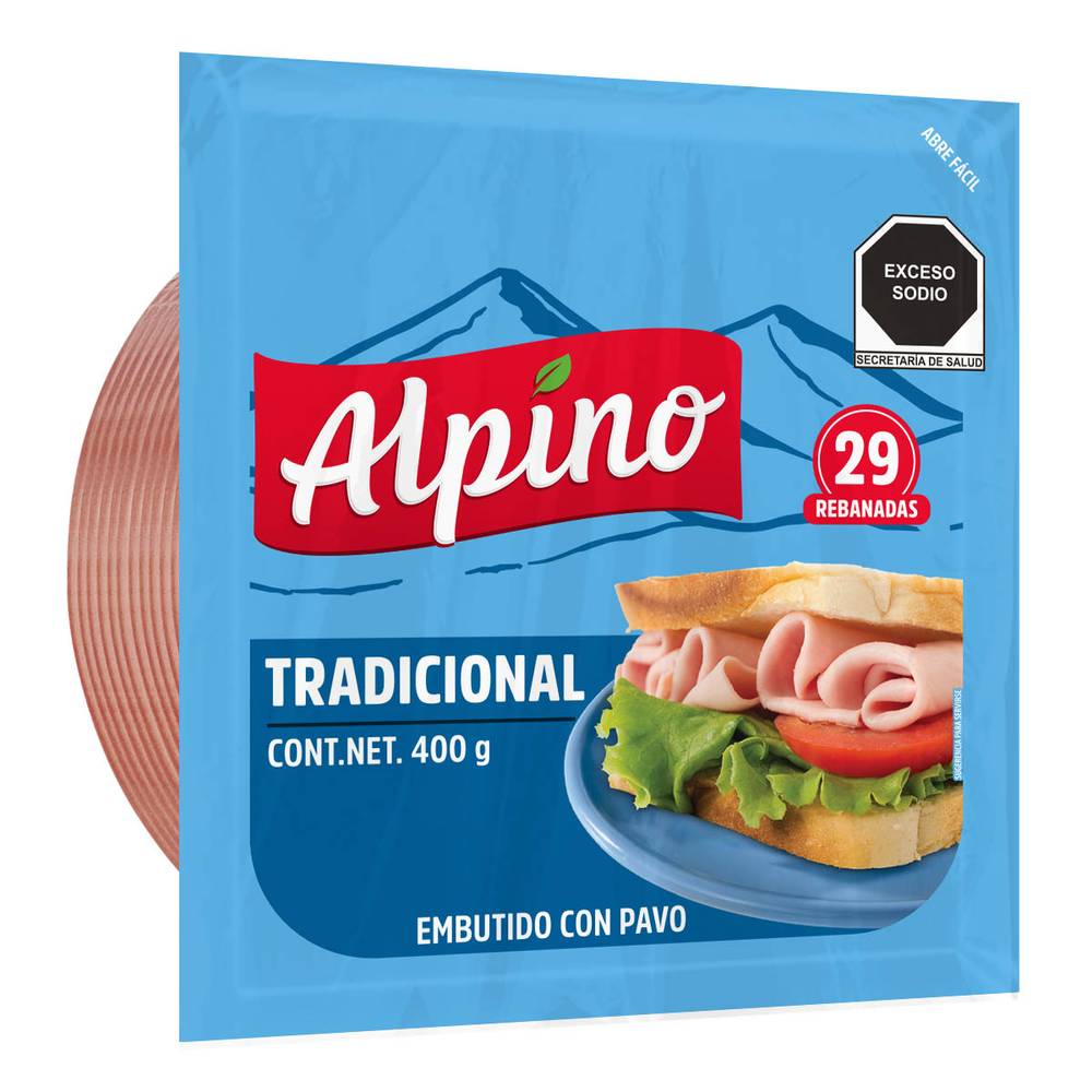 Alpino · Jamón de pavo rebanado (29 un)