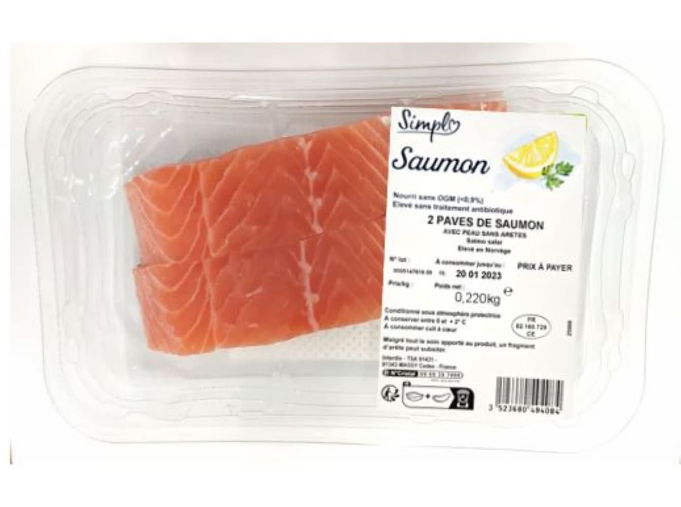 Simpl - Pavés de saumon avec peau sans arête (2)