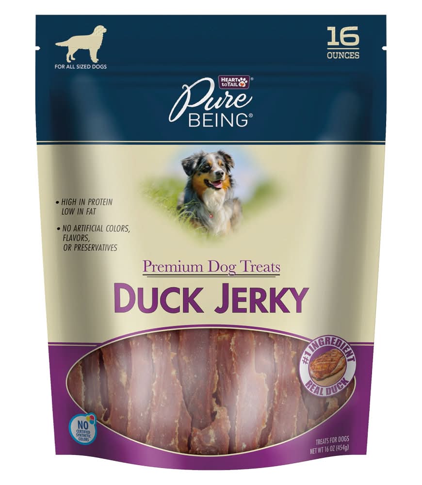 Pure Being Duck Jerky Dog Treat