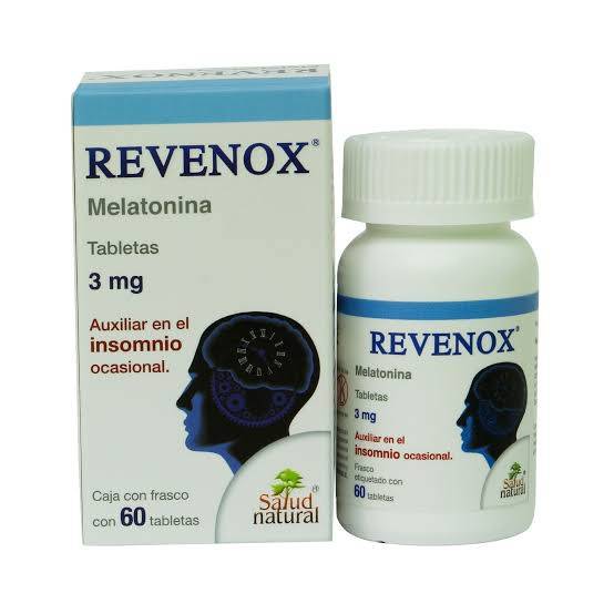 Revenox · Melatonina tabletas 3 mg (60 un)