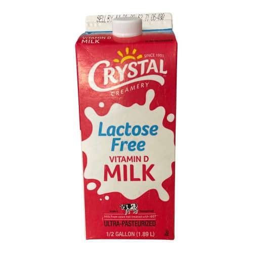 Crystal Creamery Lactose Free Vitamin D Milk (1/2 gal)